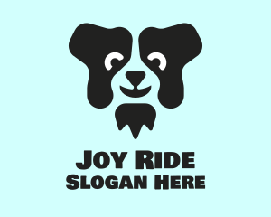 Border Collie Dog logo design