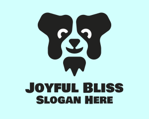 Border Collie Dog logo design