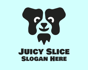 Border Collie Dog logo design