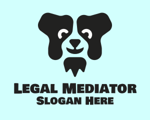 Border Collie Dog logo design