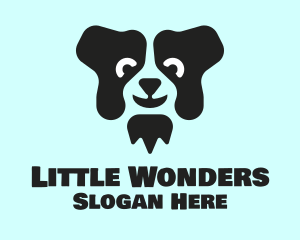 Border Collie Dog logo design