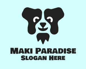 Border Collie Dog logo design