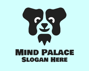 Border Collie Dog logo design