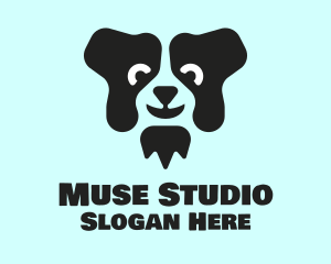 Border Collie Dog logo design