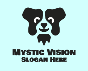 Border Collie Dog logo design