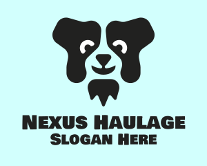 Border Collie Dog logo design