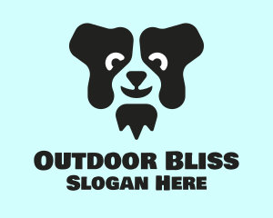 Border Collie Dog logo design