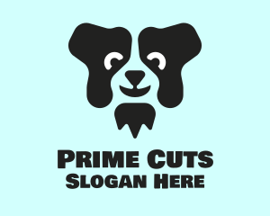 Border Collie Dog logo design