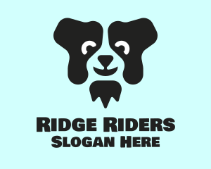 Border Collie Dog logo design