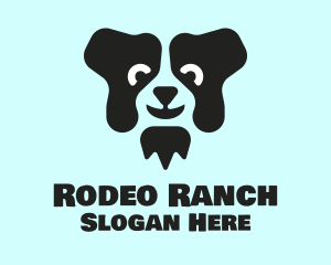 Border Collie Dog logo design