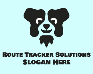 Border Collie Dog logo design