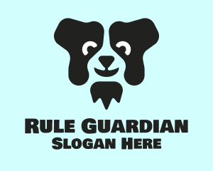 Border Collie Dog logo design