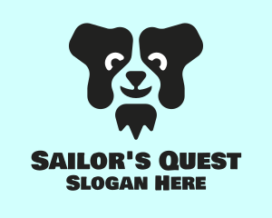 Border Collie Dog logo design