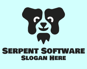 Border Collie Dog logo design