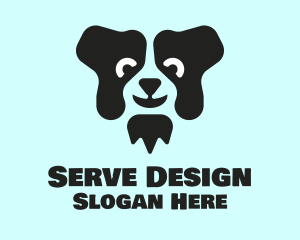 Border Collie Dog logo design