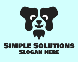 Border Collie Dog logo design