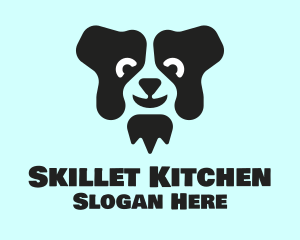 Border Collie Dog logo design