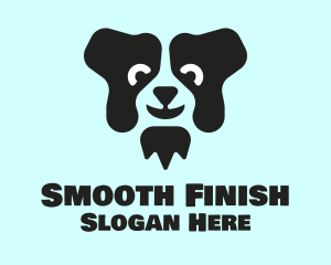 Border Collie Dog logo design