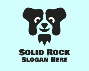 Border Collie Dog logo design