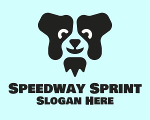 Border Collie Dog logo design