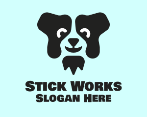 Border Collie Dog logo design