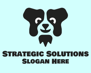 Border Collie Dog logo design