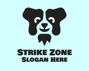 Border Collie Dog logo design