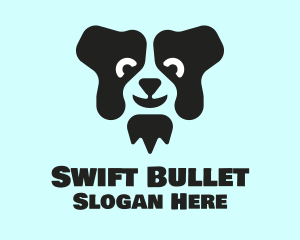 Border Collie Dog logo design