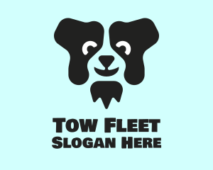 Border Collie Dog logo design