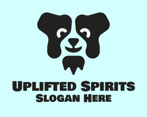 Border Collie Dog logo design