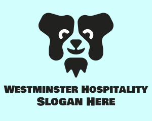 Border Collie Dog logo design