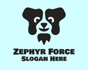 Border Collie Dog logo design