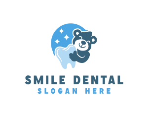 Teddy Dental Pediatrician logo design