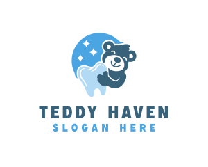 Teddy Dental Pediatrician logo design