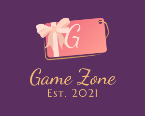 Pink Gift Tag Shopping logo