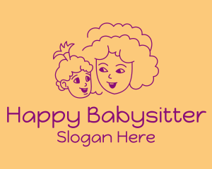 Happy Mom & Baby  logo design