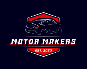 Driving Car Motor logo