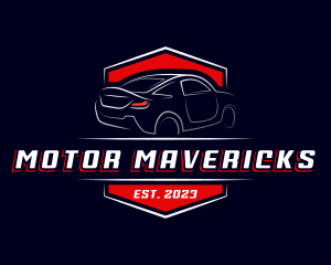 Driving Car Motor logo design