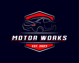 Driving Car Motor logo