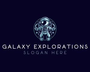 Space Exploration Astronaut  logo design