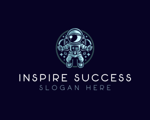 Space Exploration Astronaut  logo design