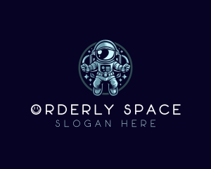 Space Exploration Astronaut  logo design