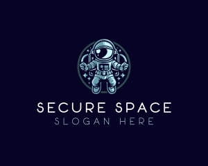 Space Exploration Astronaut  logo design