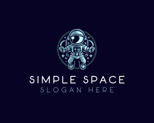 Space Exploration Astronaut  logo design