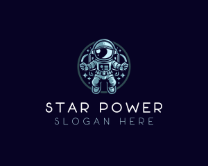 Space Exploration Astronaut  logo design