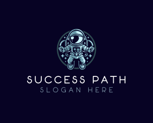 Space Exploration Astronaut  logo design