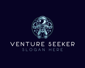 Space Exploration Astronaut  logo design