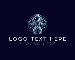 Exploration - Space Exploration Astronaut logo design