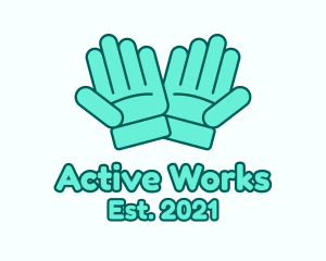 Working Safety Gloves logo design