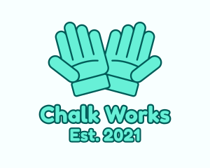 Working Safety Gloves logo design